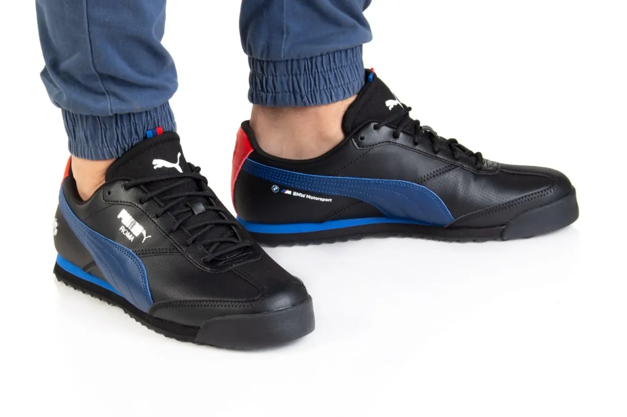 Giày Puma Roma x BMW Motorsport 'Black Blue Red' 307099-01 — ảnh 2