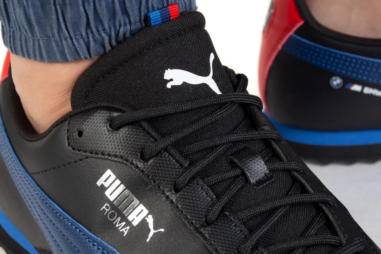 Giày Puma Roma x BMW Motorsport 'Black Blue Red' 307099-01 — ảnh 3
