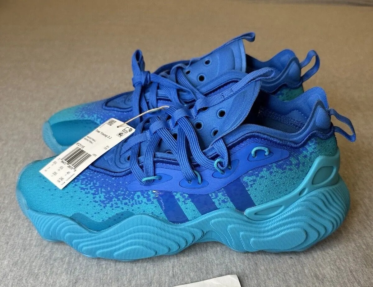 Giày Adidas Trae Young 3 J 'Lucid Cyan' IF2115 — ảnh 3