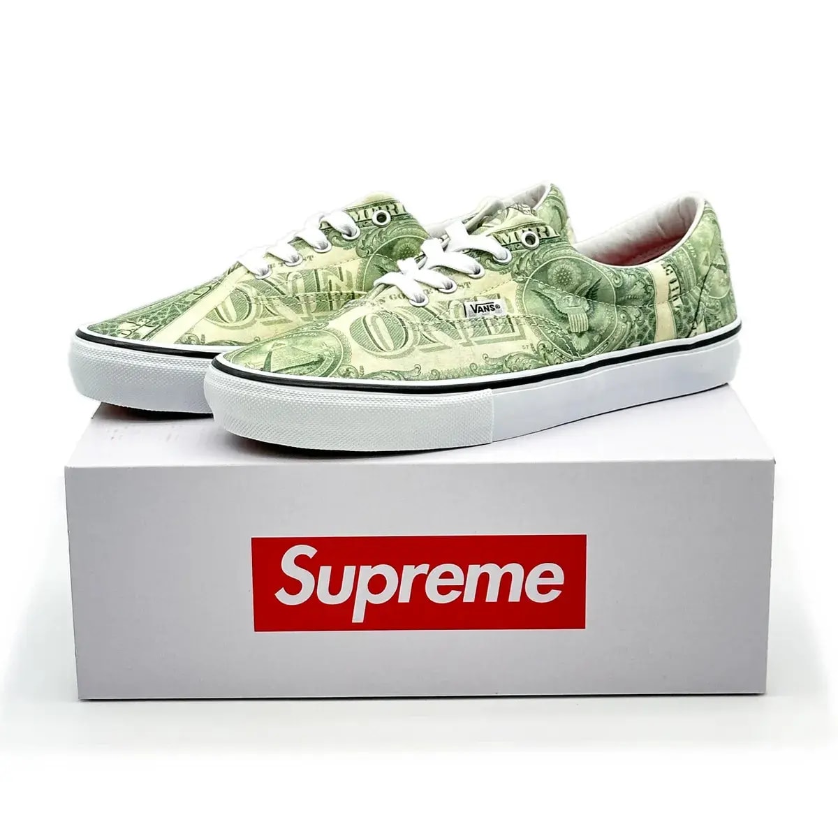 Giày Vans Skate Era x Supreme 'Dollar Bill' VN0A5FC9GRN — ảnh 3
