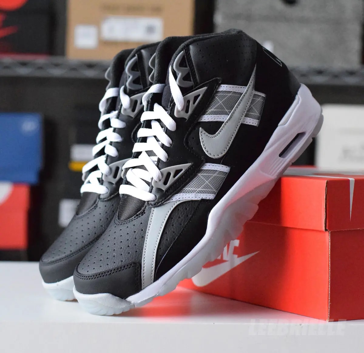 Giày Nike Air Trainer SC High 'Raiders 2022' DZ4405-001 — ảnh 5