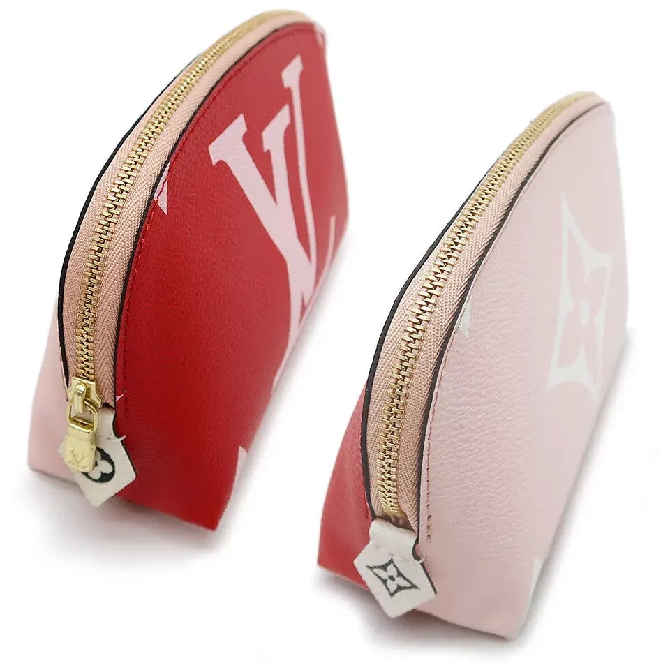 Túi Louis Vuitton Monogram Giant Pochette Cosmetech 'Red' M67694 — ảnh 4