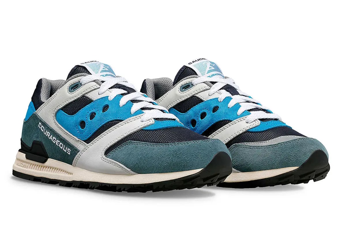 Giày Saucony Courageous OG 'Grey Royal' S70796-1 — ảnh 5