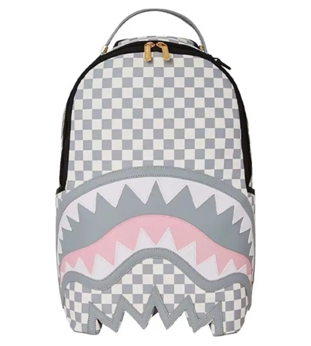 Balo Sprayground Shark Mouth 'Grey White' W1035705 Balo Sprayground Shark Mouth 'Grey White' W1035705