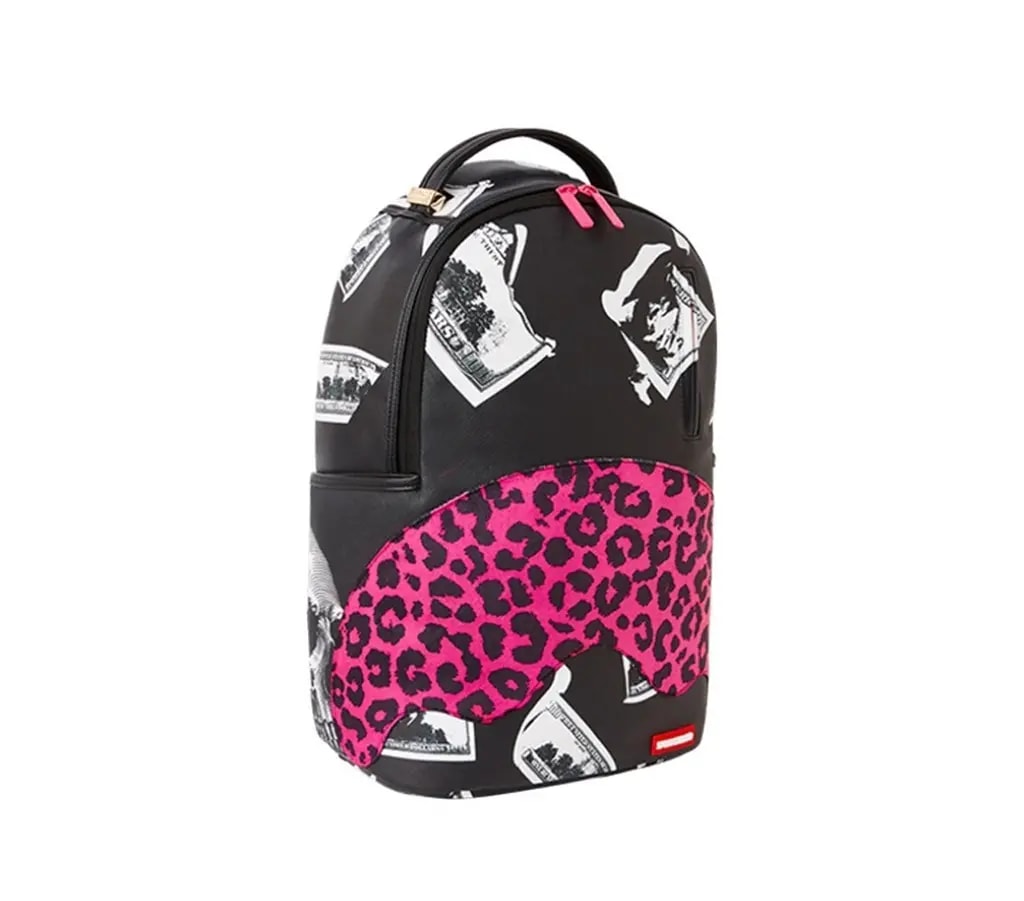 Balo Sprayground Shark Mouth 'Black Pink Leopard' W0845730 — ảnh 3