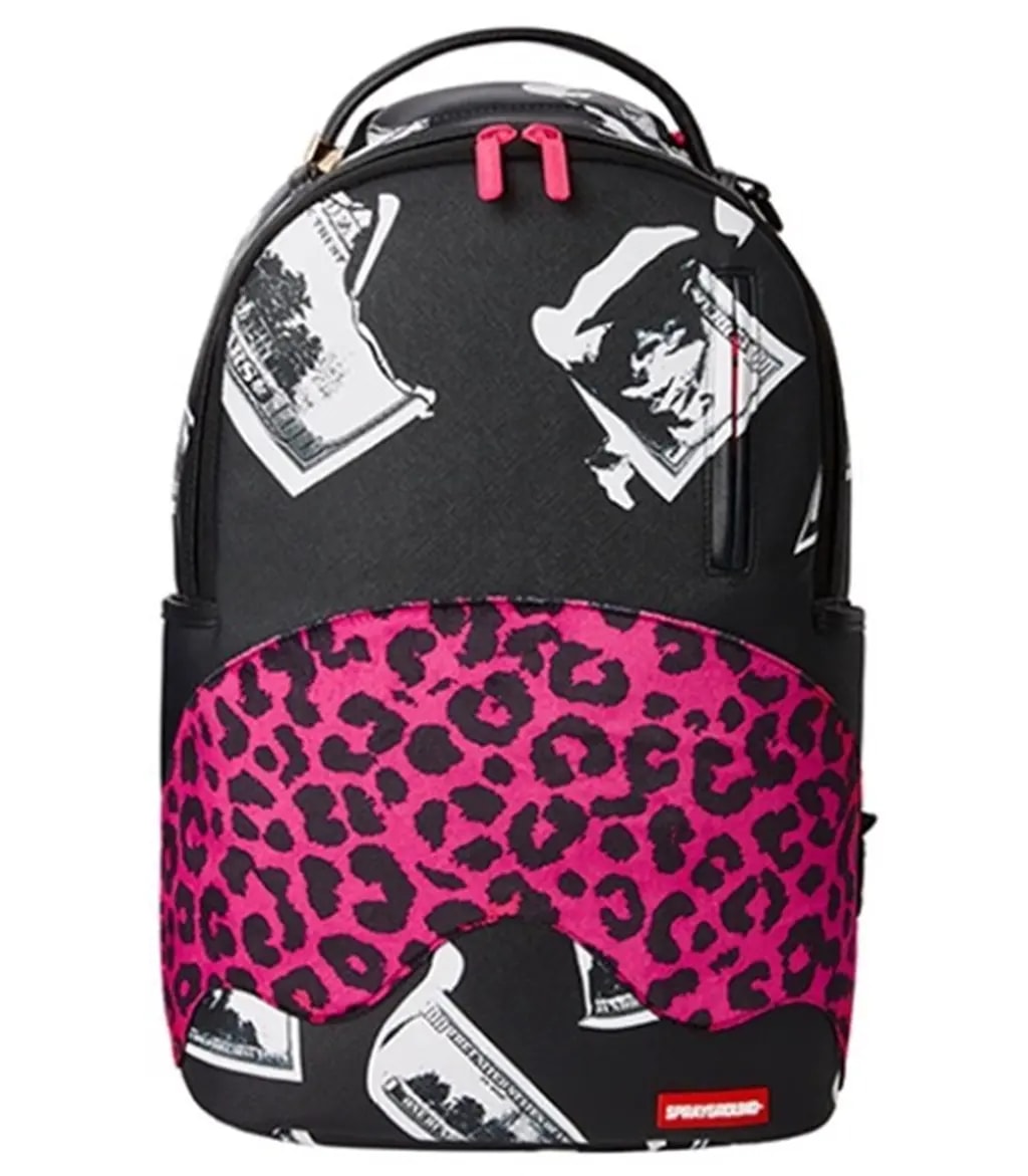 Balo Sprayground Shark Mouth 'Black Pink Leopard' W0845730