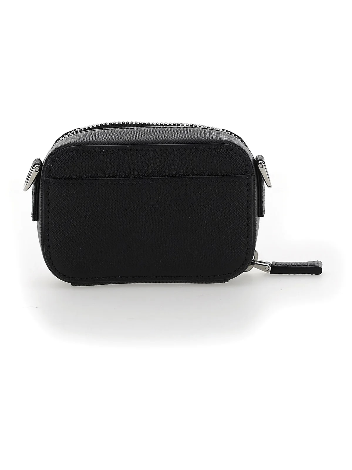 Túi Prada Logo Plaque Mini Pouch 'Black' 2TT1052AHF-F0002 — ảnh 2