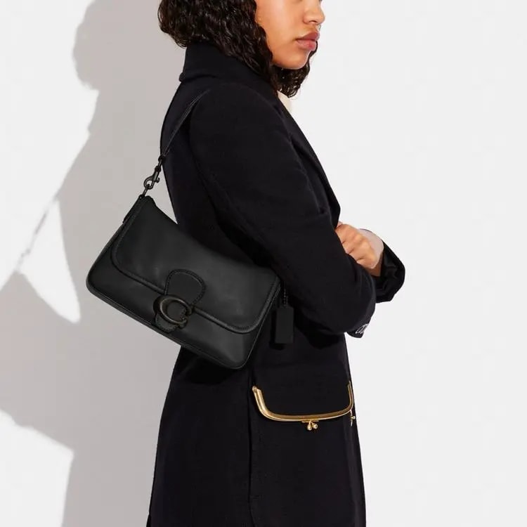 Túi Coach Soft Tabby Shoulder Bag 'Black' C4823-V5BLK — ảnh 3
