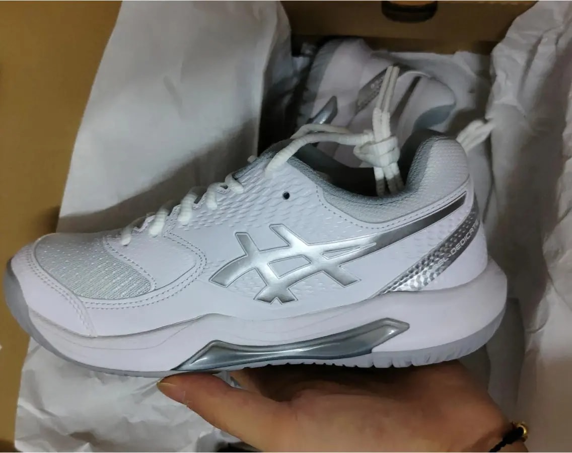 Giày Asics Gel Dedicate 8 'White Pure Silver' 1042A237-101 — ảnh 2