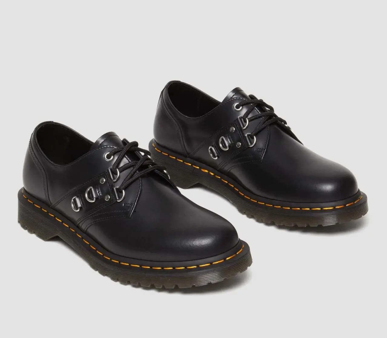 Giày Dr.Martens 1461 Hardware Polished Smooth 'Black' 31595001 — ảnh 3