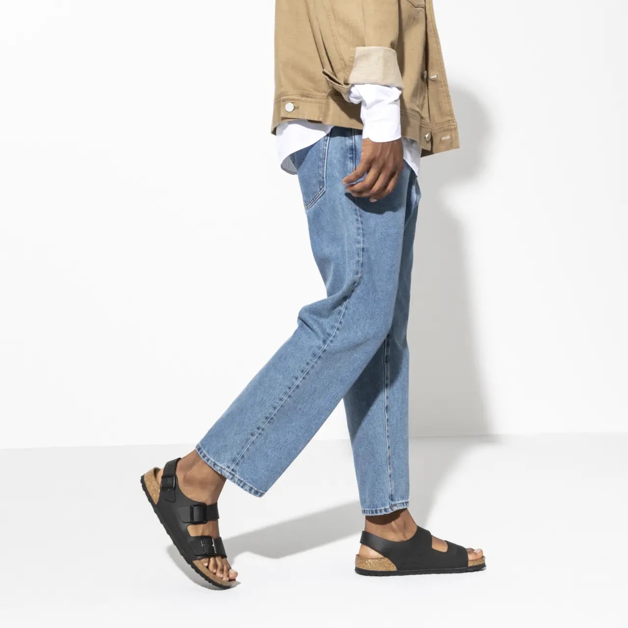 Dép Birkenstock Milano Birko Flor 'Black' 0034791 — ảnh 3