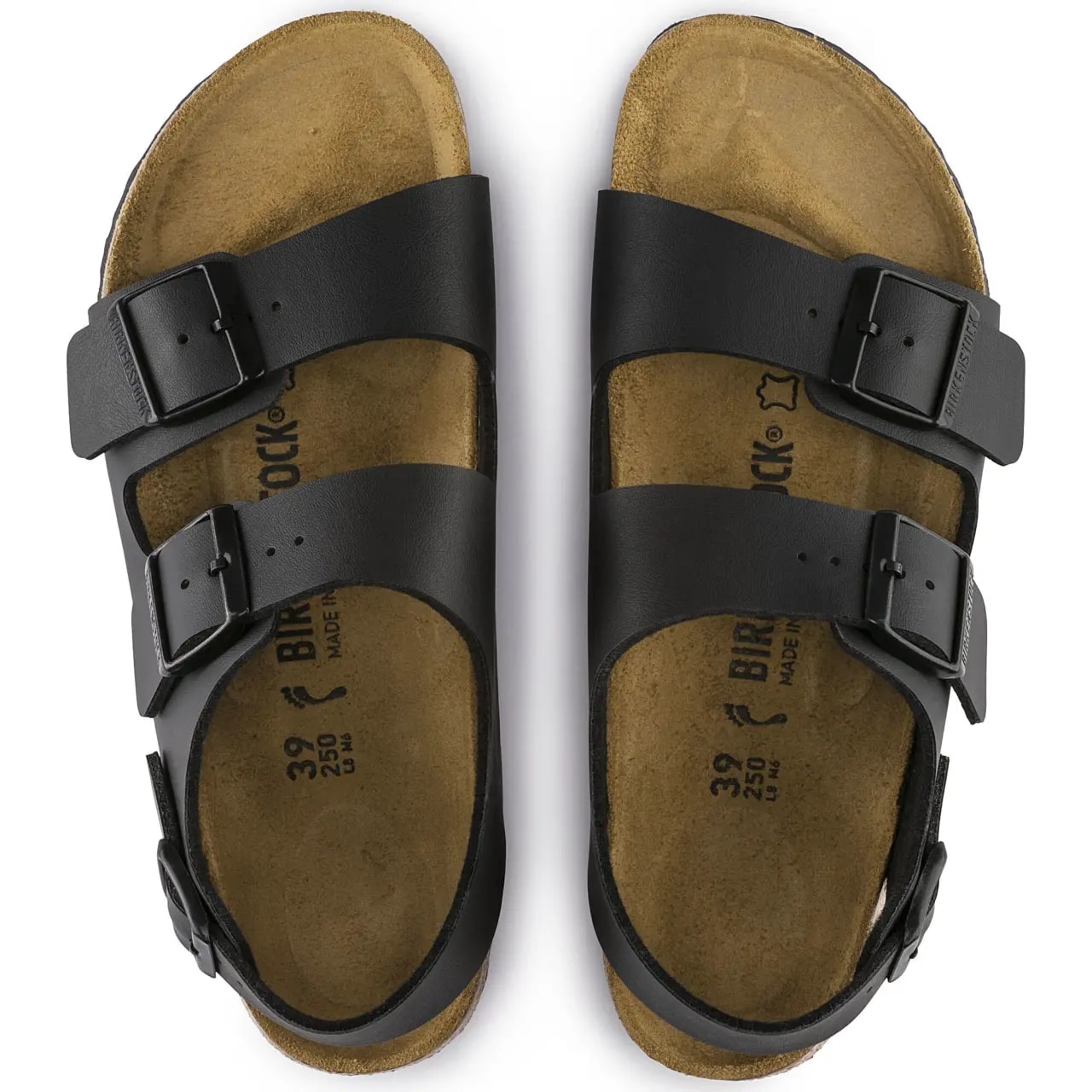 Dép Birkenstock Milano Birko Flor 'Black' 0034791 — ảnh 5