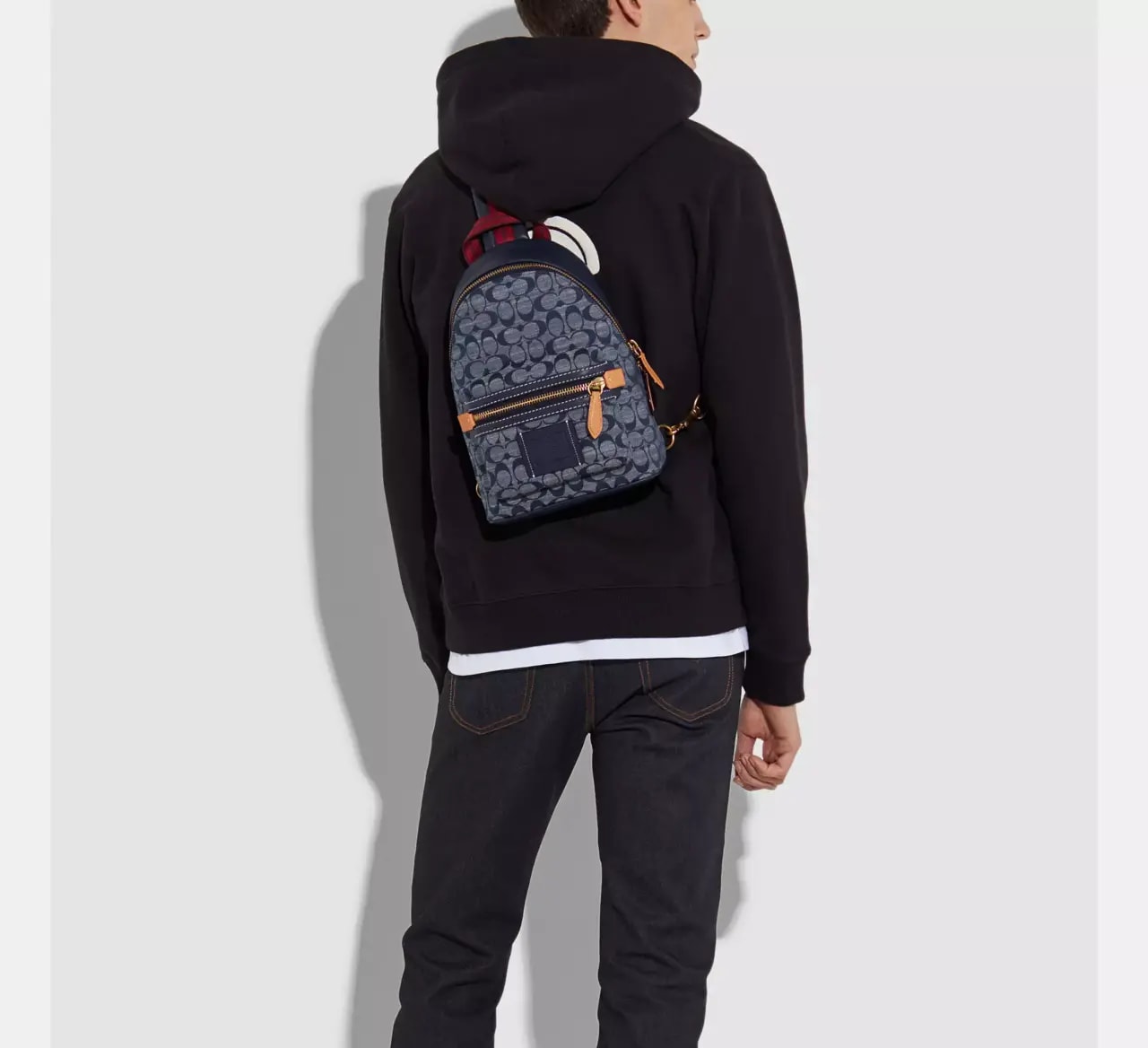 Balo Coach Academy Pack In Signature 'Chambray' 3801-OLCMB — ảnh 4