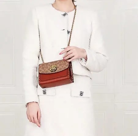 Túi Coach Parker 18 Signature Canvas 'Rose' 30592-B4RU — ảnh 2