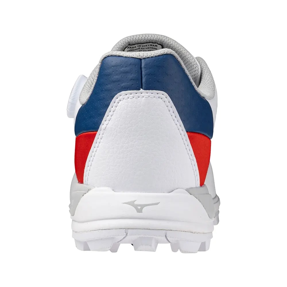 Giày Mizuno Wave Hazard Aqua Boa 'White Red' 51GM2470-01 — ảnh 2