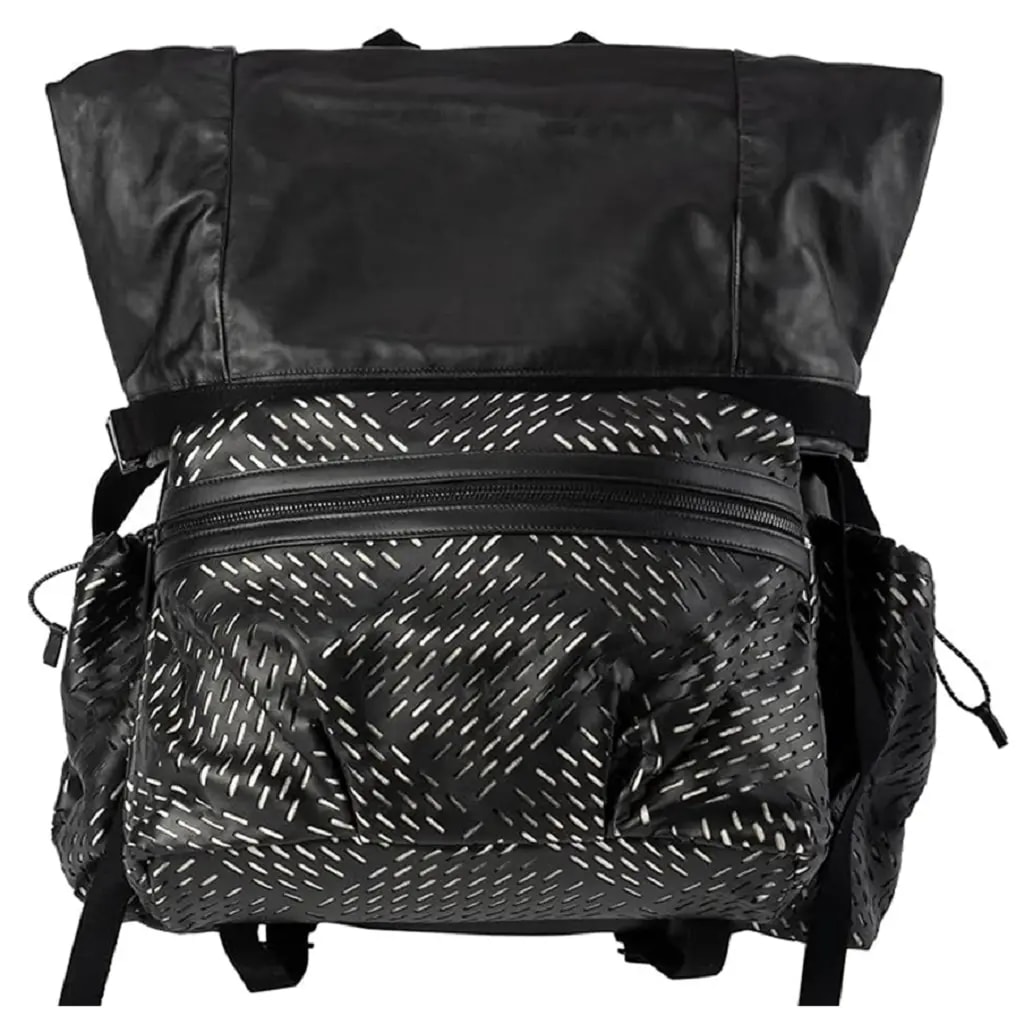 Balo Bottega Veneta Leather 'Black' 580351-VBOY1-1000