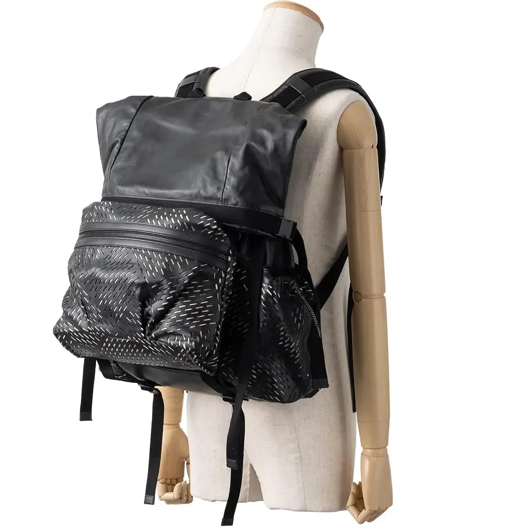 Balo Bottega Veneta Leather 'Black' 580351-VBOY1-1000 — ảnh 3