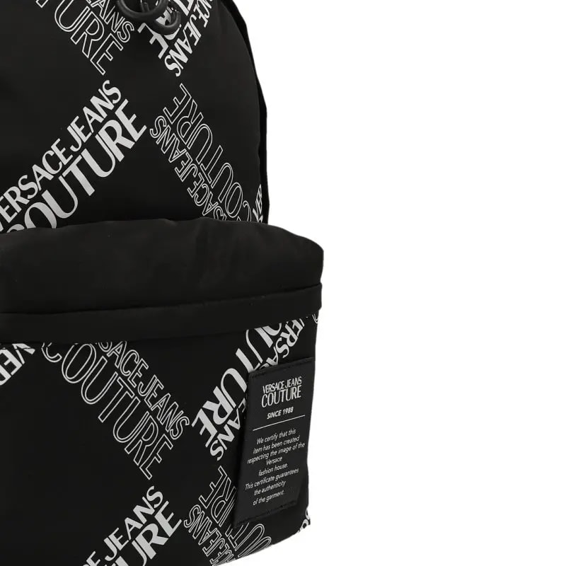 Balo Versace Jeans Couture Logo Print 'Black' 73YA4B10ZS399L01 — ảnh 3