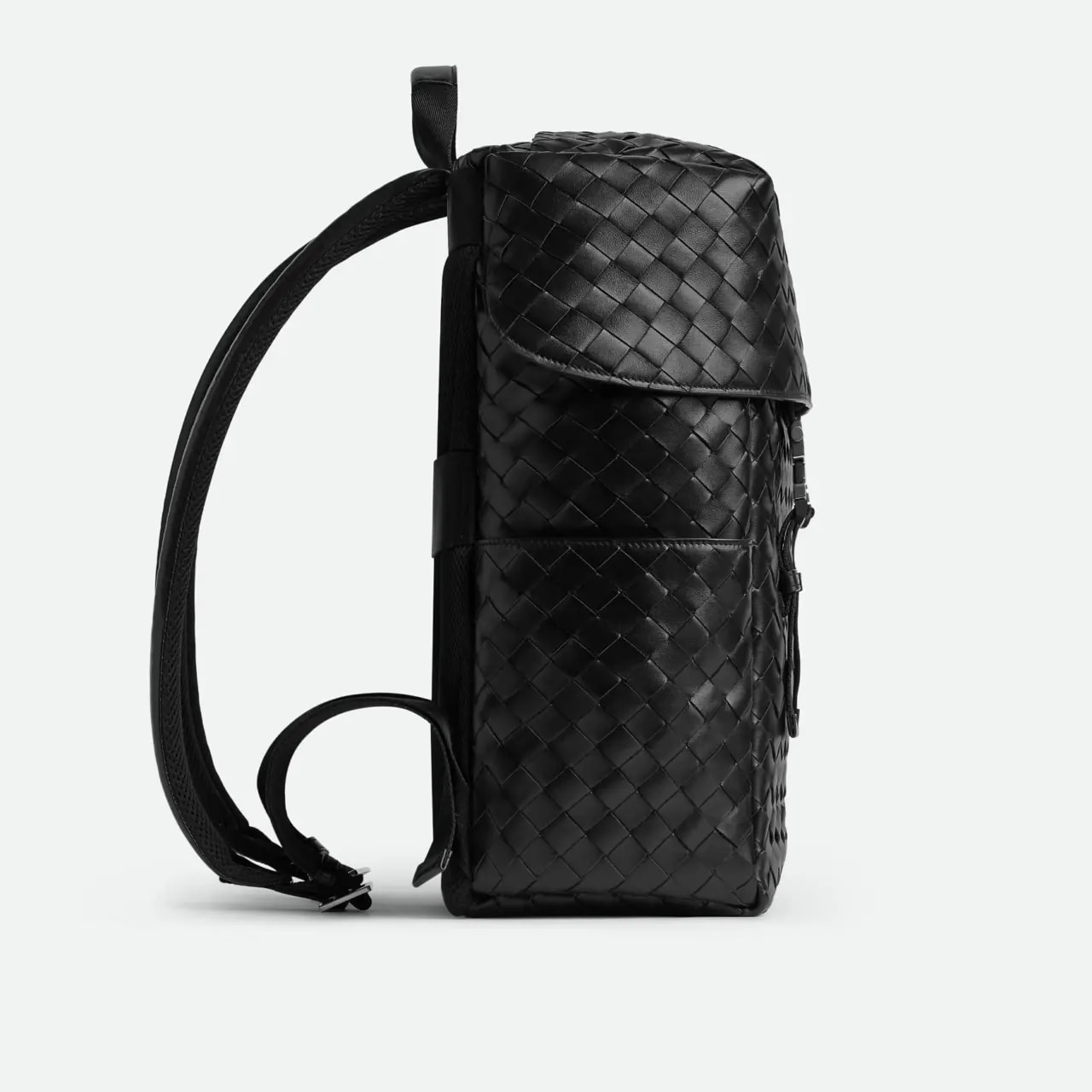 Balo Bottega Veneta Intrecciato Flap 'Black' 766580V2HL28803 — ảnh 4