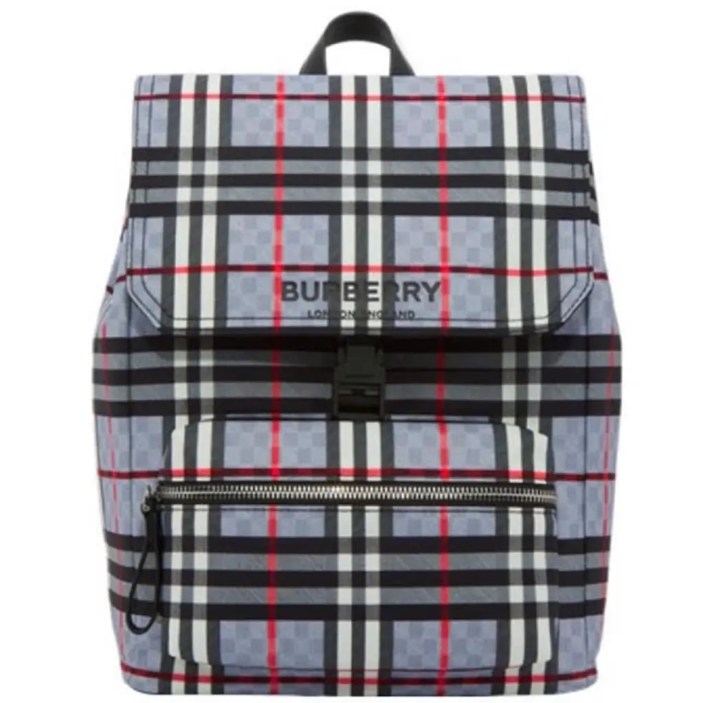 Balo Burberry Logo Checkerboard 'Blue' 80485581