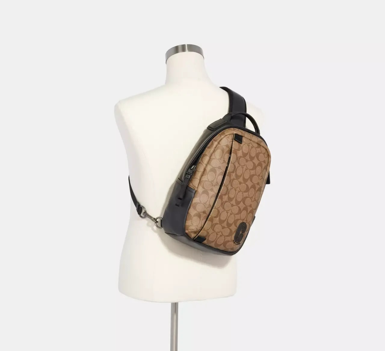 Túi Coach Edge Pack In Signature 'Brown' 89909-QBTN2 — ảnh 2