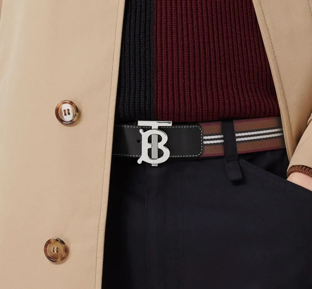 Thắt Lưng Burberry Monogram 'Stripe Webbed' 80629081 — ảnh 2