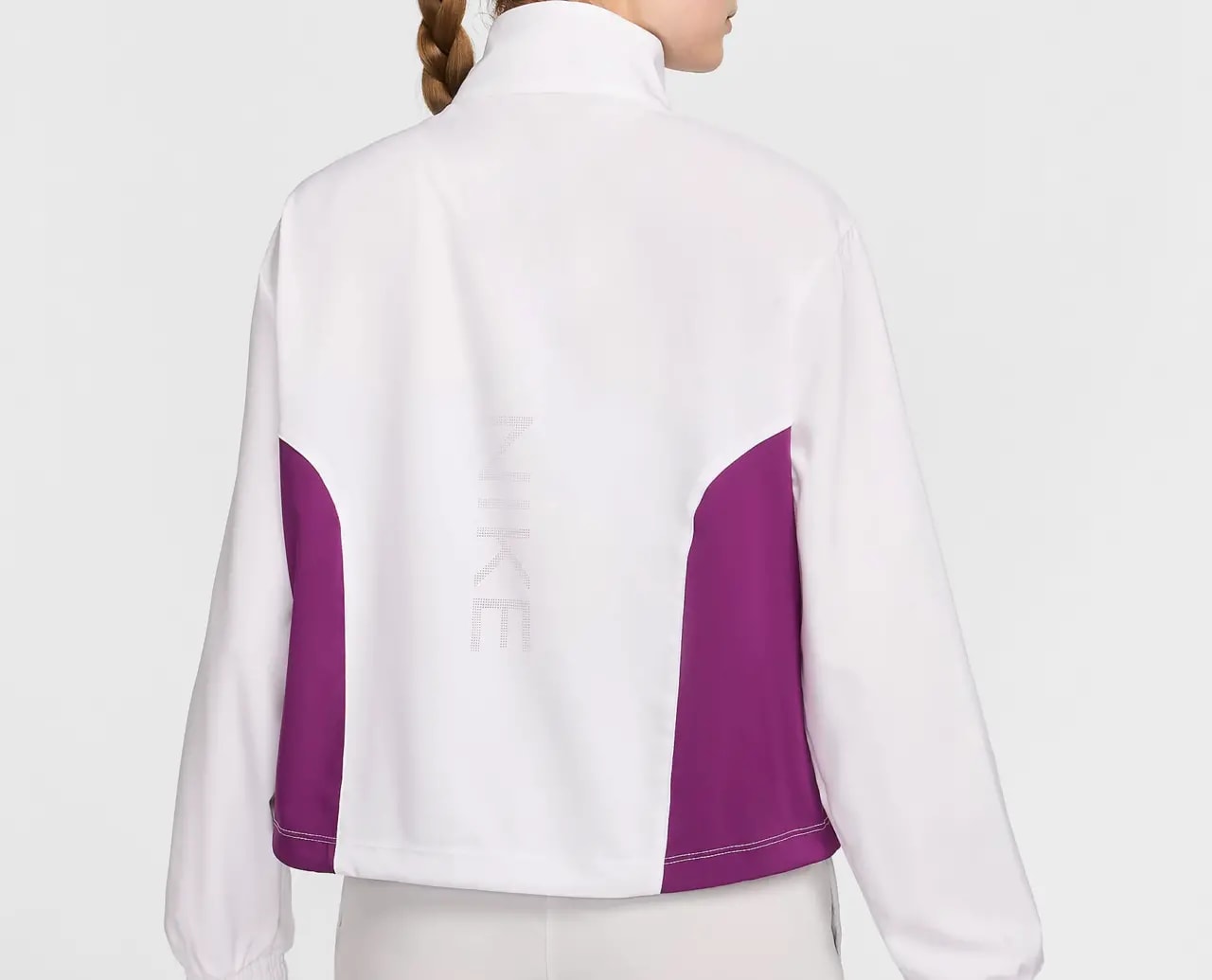 Áo Nike One Dri-Fit Loose Jacket 'White Violet' HF4620-100 — ảnh 2