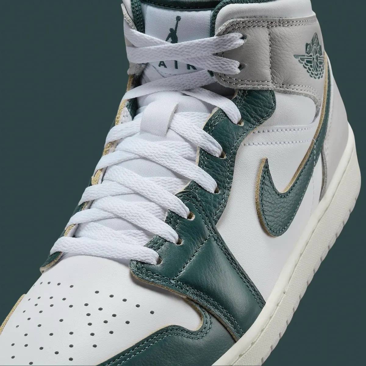 Giày Nike Air Jordan 1 Mid SE 'Oxidized Green' FQ7720-103 — ảnh 2