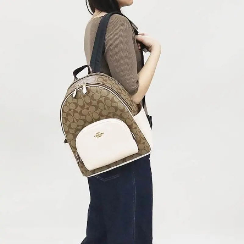 Balo Coach Outlet 'Beige White' 5671-IMDJ8 — ảnh 2