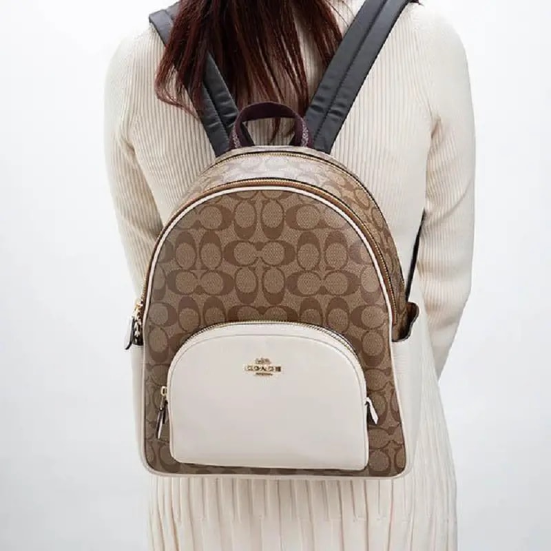 Balo Coach Outlet 'Beige White' 5671-IMDJ8 — ảnh 3