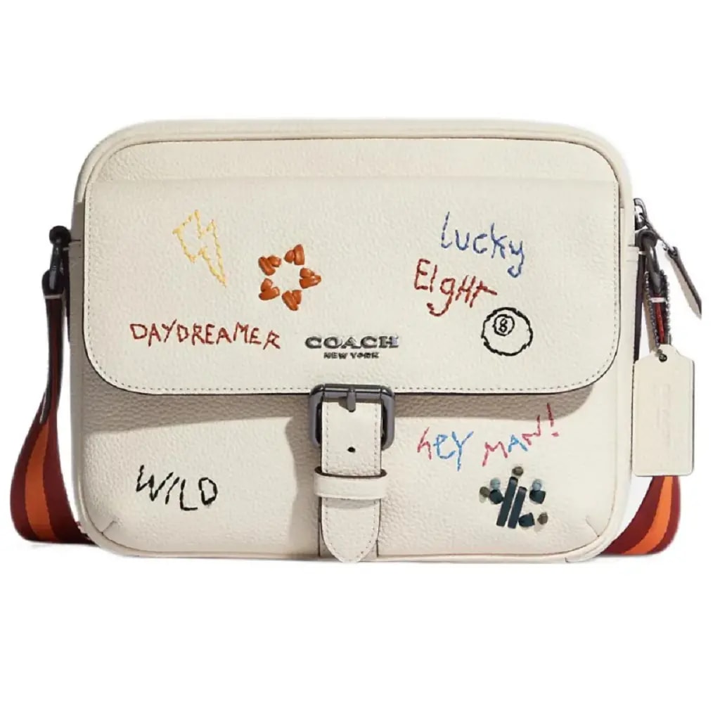 Túi Coach Hudson 'White' C8144-QBCAH