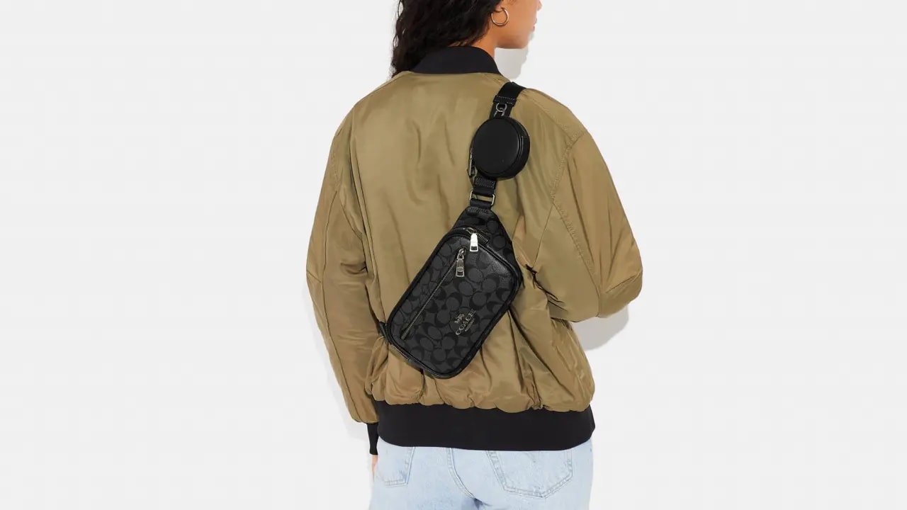 Túi Coach Elias Belt Bag 'Black' CJ506-QBO4G — ảnh 3