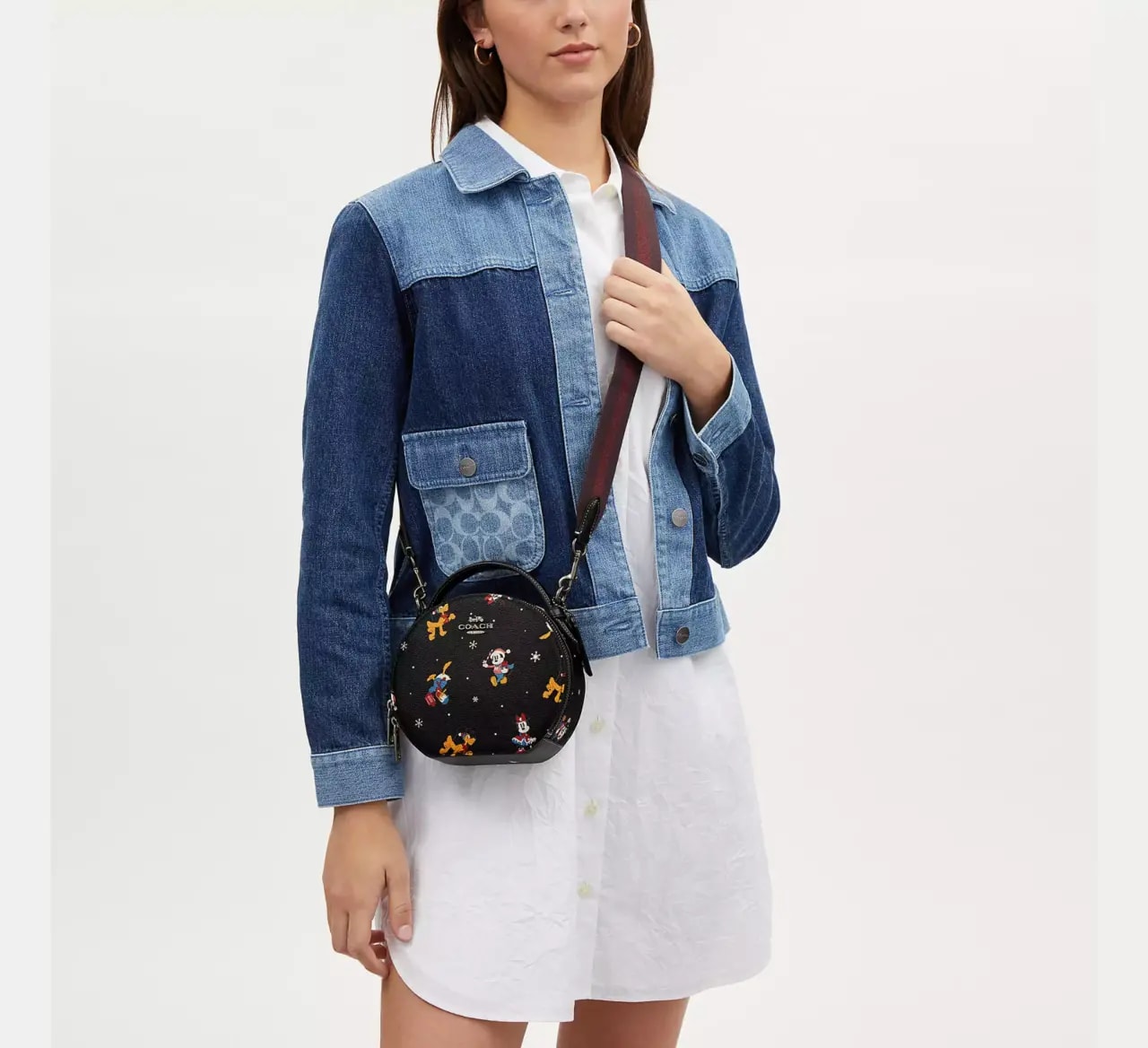 Túi Coach x Disney Canteen Holiday 'Black' CM846-QBM2 — ảnh 2