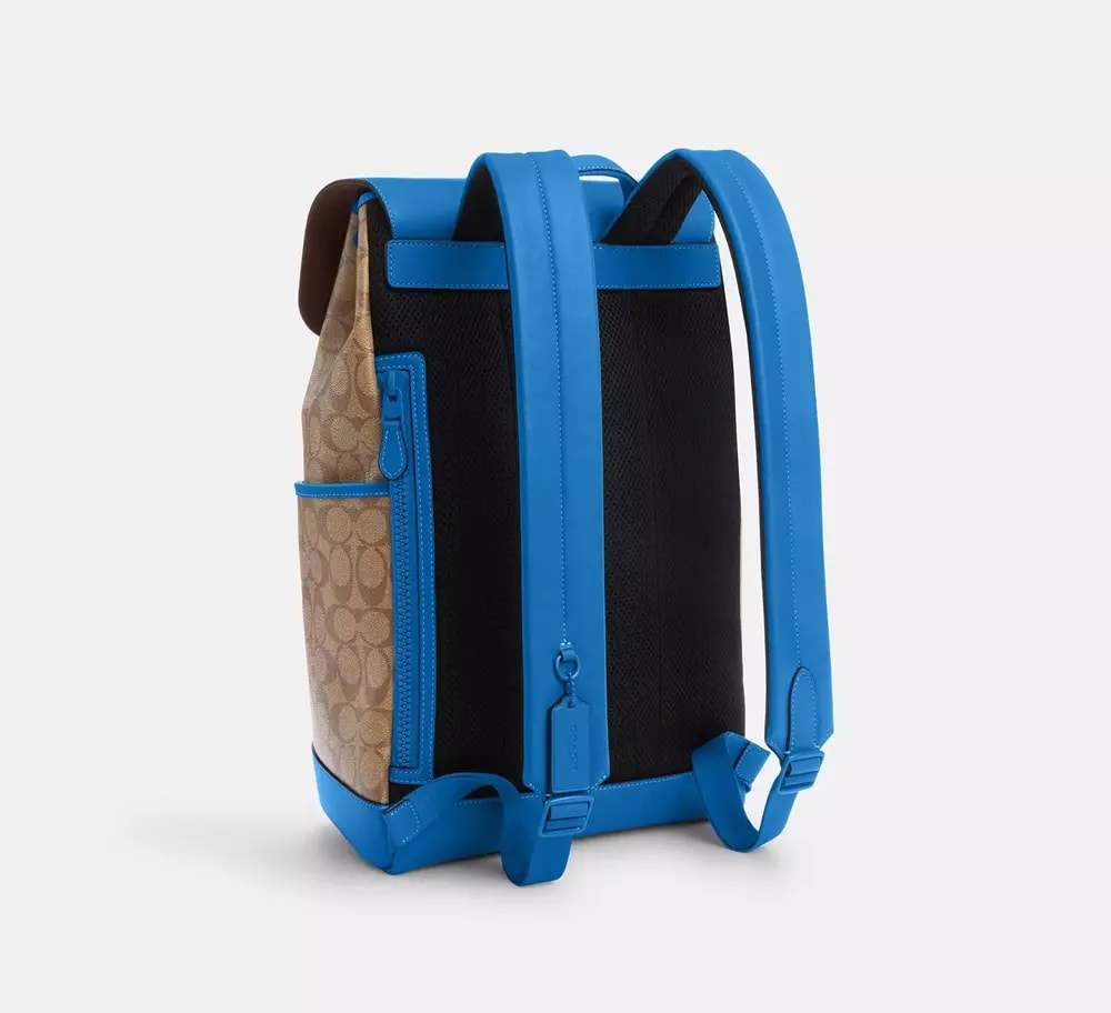Balo Coach Track In Colorblock 'Blue' CP019-1JWG3 — ảnh 3