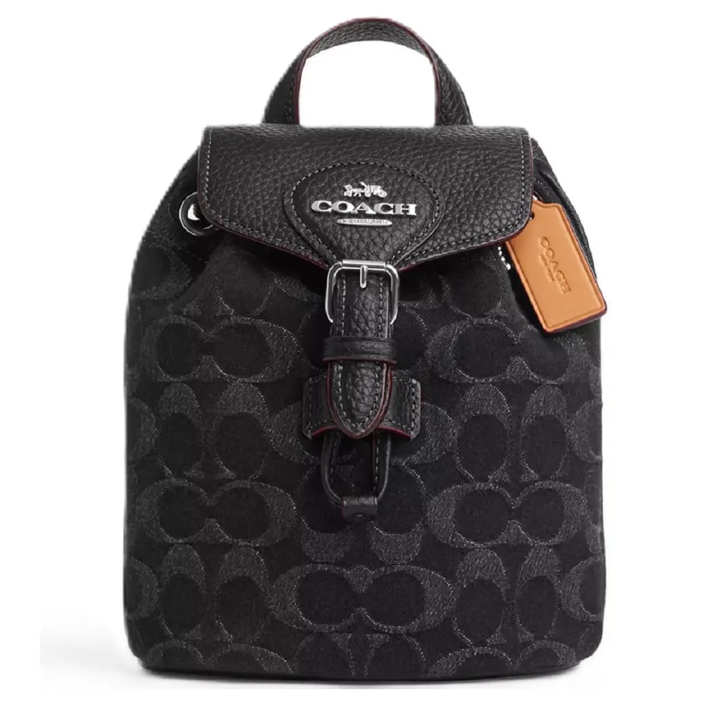 Balo Coach Amelia Convertible Denim 'Black' CP106-SVBK