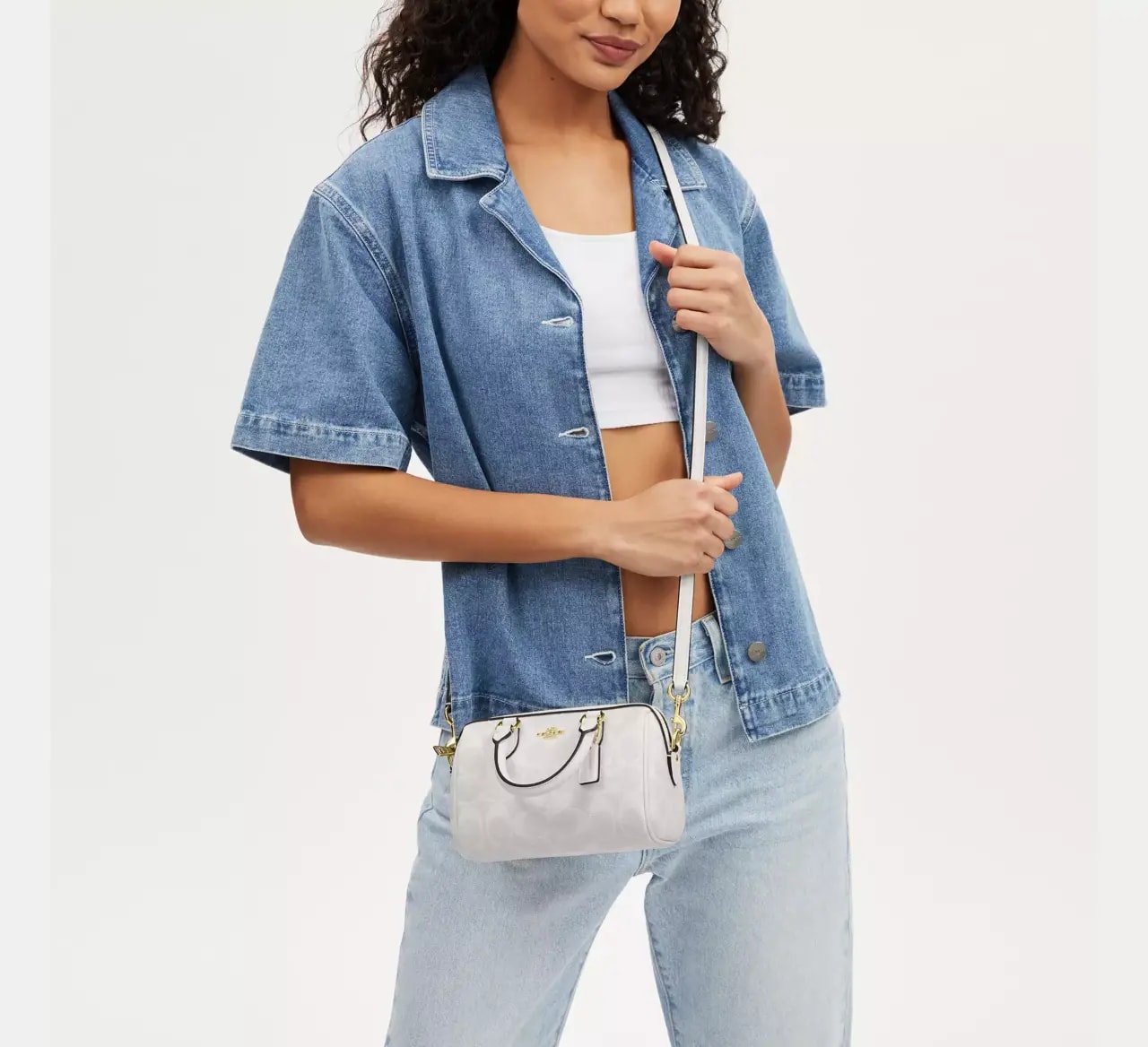 Túi Coach Rowan In Signature Canvas 'Chalk' CS183-IMRFF — ảnh 2