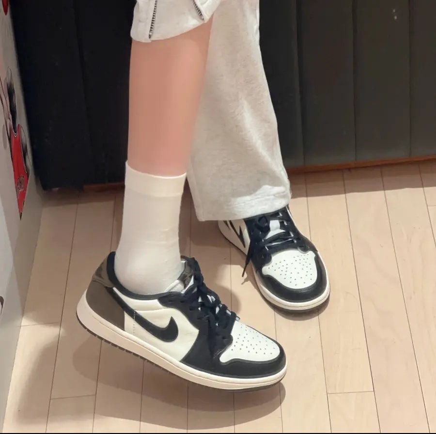 Giày Nike Jordan 1 Retro Low OG GS 'Mocha' CZ0858-102 — ảnh 4