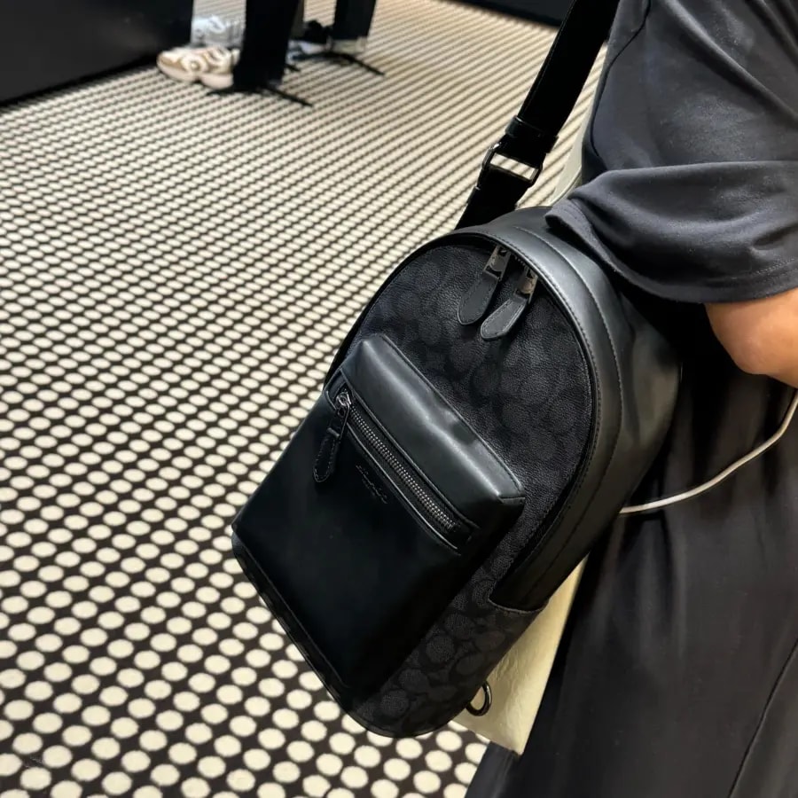 Túi Coach West 20 'Black' F2853-QBAF4 — ảnh 3
