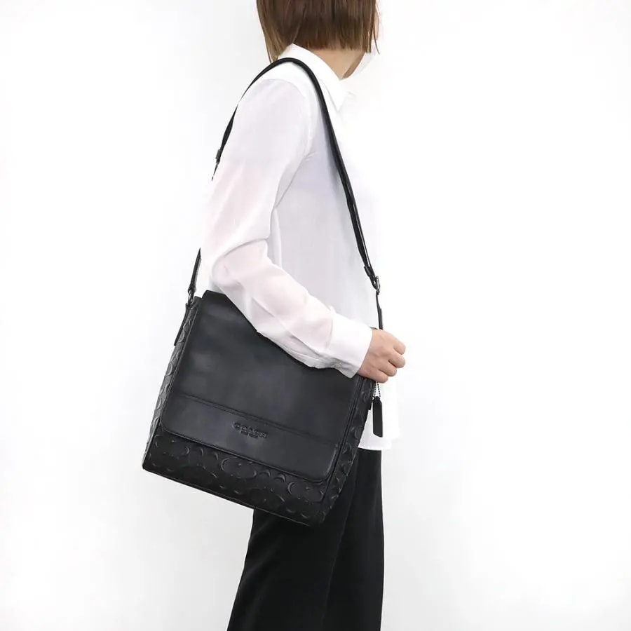 Túi Coach Houston 27 'Black' F4006-QBBK — ảnh 2