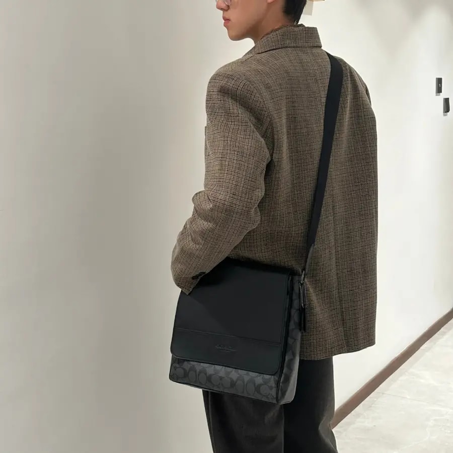 Túi Coach Houston 27 'Black' F573-QBMI5 — ảnh 3