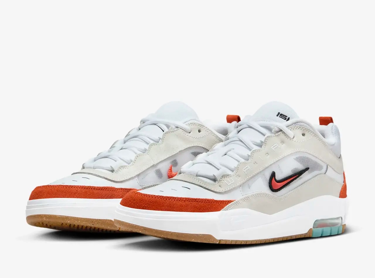 Giày Nike Air Max Ishod Wair SB 'White Orange' FB2393-103 — ảnh 4