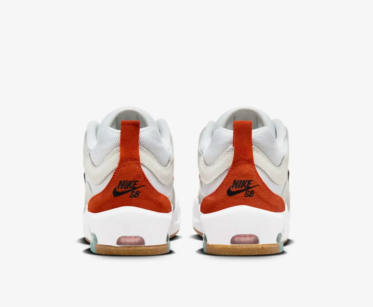 Giày Nike Air Max Ishod Wair SB 'White Orange' FB2393-103 — ảnh 3