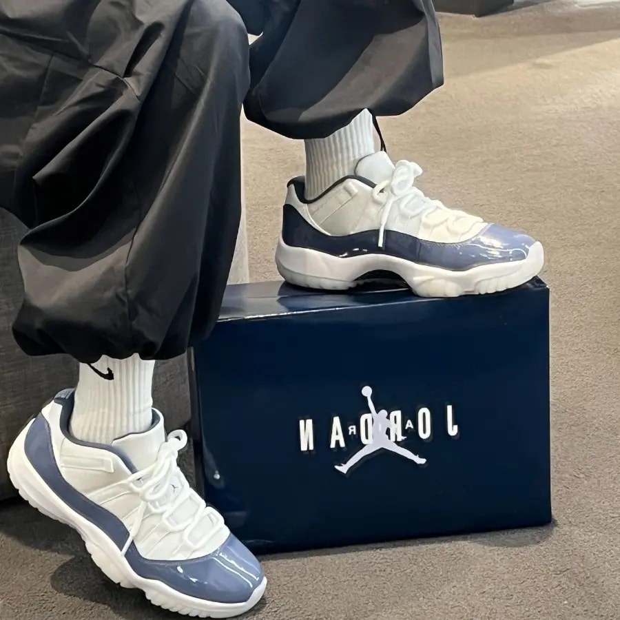 Giày Nike Air Jordan 11 Retro GS 'Diffused Blue' FV5121-104 — ảnh 3