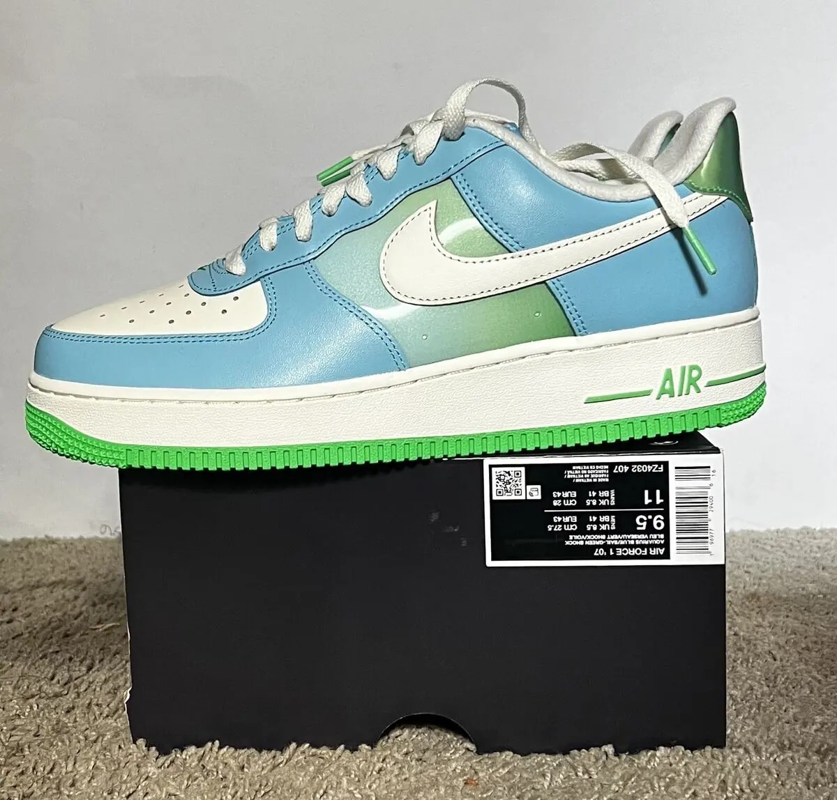 Giày Nike Air Force 1 Low 'Aquarius Blue' FZ4032-407 — ảnh 2
