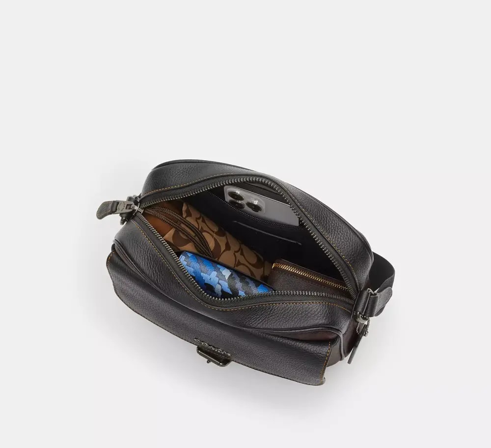 Túi Coach Hudson Crossbody Bag 'Brown' CR386-QBMI5 — ảnh 3