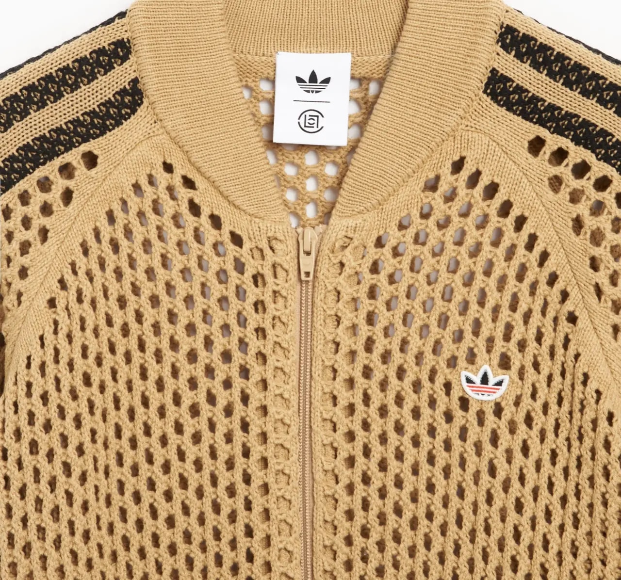 Áo Adidas Originals x CLOT By Edison Chen 'Beige' JF4270 — ảnh 5