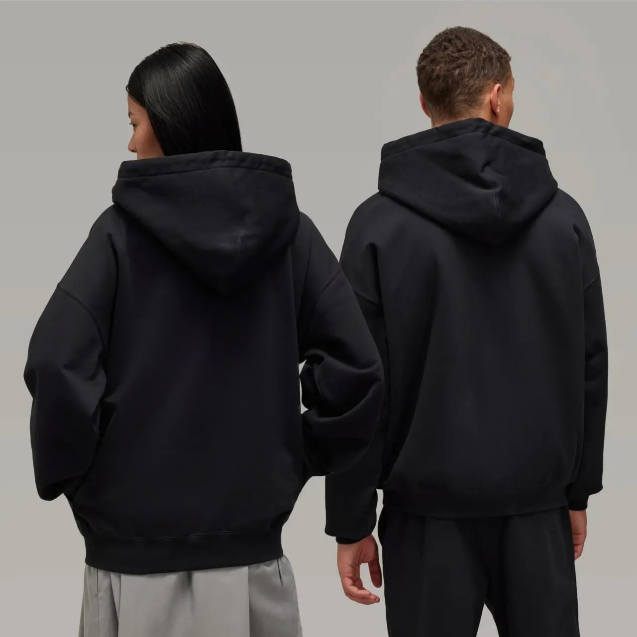 Áo Adidas Y-3 Logo Zip Hoodie 'Black' JE9278 — ảnh 3