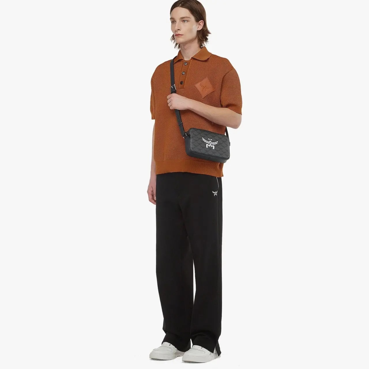 Túi MCM Himmel Crossbody 'Grey' MMRESAC01ED001 — ảnh 4