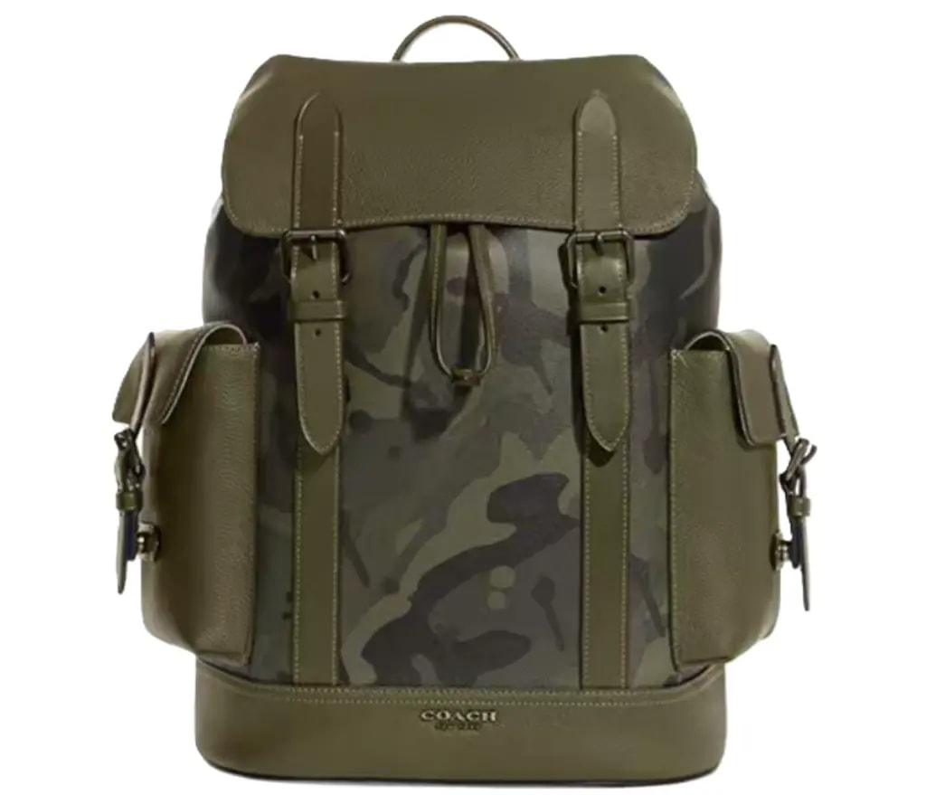 Balo Coach Hudson 30 Backpack 'Camo' C9968-QBDOL