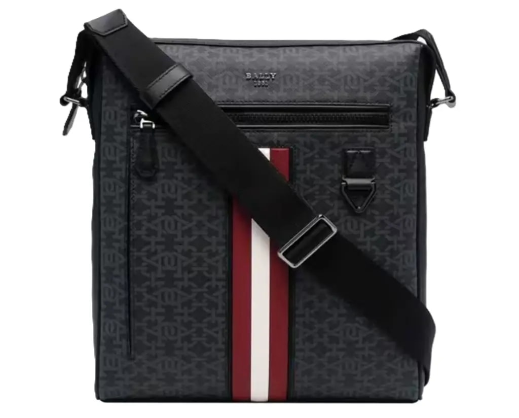 Túi Bally Old Flower Full Print 'Black' 6300133